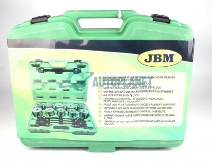 Набір насадок для запрессовки/випрессовки втулок (30 предметів) JBM 52494