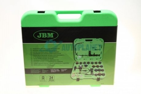 Набір інструментів для перевірки тиску в радіаторі JBM 52687