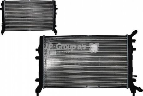 Радиатор охлаждения Golf V/VI/Octavia/Caddy/Passat B6 07- (625x408x18) JP GROUP 1114208000