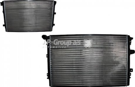 Радиатор охлаждения двигателя Tiguan/Sharan/Alhambra 07- JP GROUP 1114208500 (фото 1)