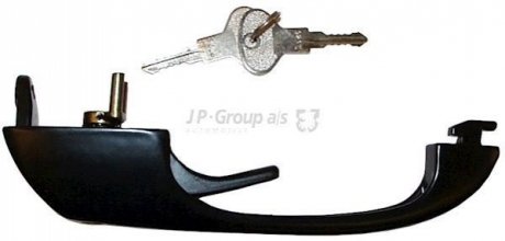 Ручка передньої двері зовнішня T3 -92 Л/Пр (+вставка замка/ключ) JP GROUP 1187100200 (фото 1)