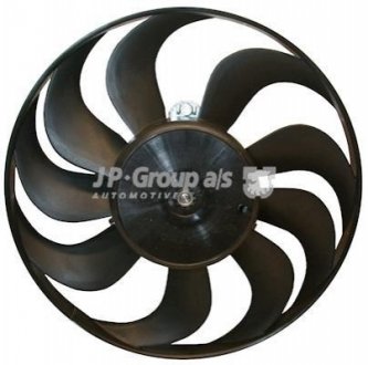 Вентилятор радіатора Golf IV/Octavia/Fabia (290mm/ 200/60W) JP GROUP 1199100600 (фото 1)