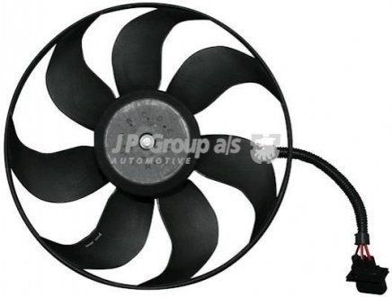 Вентилятор радиатора Golf IV/Bora 1.8- (345mm/300/60W) JP GROUP 1199101500 (фото 1)
