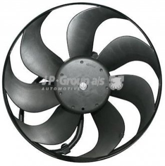 Вентилятор радиатора Golf IV/Octavia/Fabia (345mm/ 200/60W) JP GROUP 1199104000 (фото 1)