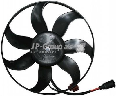 Вентилятор радіатора Caddy 2.0TDi 07-10 JP GROUP 1199106800 (фото 1)