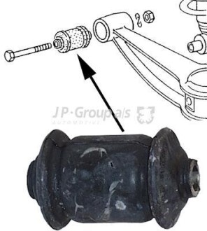 Сайлентблок важеля переднього T2/T3 (нижн) Jpgroup 1140205300