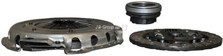 Комплект зчеплення з вижимним (190mm 14z) Opel Kadett/Ascona 1.2-1.3-1.4 81-91 Jpgroup 1230400110