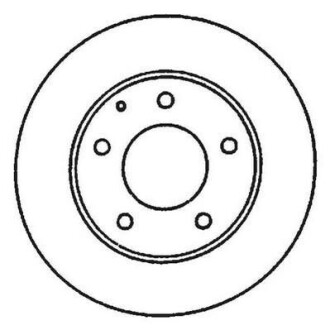 Гальмівний диск перед. OPEL Omega B 2,0i 93-00 Jurid 561869JC