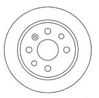 Гальмівний диск задній OPEL VECTRA B Jurid 561961JC