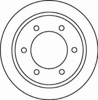 Тормозной диск (передний) Skoda Felicia / Favorit (236x12.9) Jurid 562073JC (фото 1)