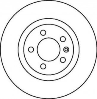 Тормозной диск (задний) VW T4 1991- (280x12) Jurid 562081JC (фото 1)