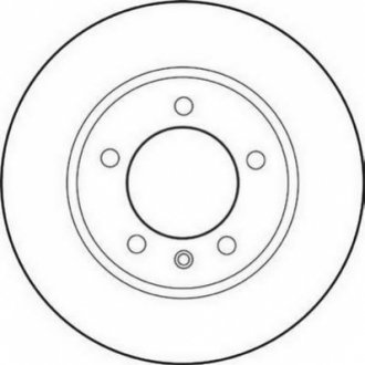 Тормозной диск задний RENAULT MASTER/OPEL MOVANO/NISSAN INTERSTAR SAAB 9-3 Jurid 562164JC (фото 1)