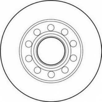 Тормозной диск задний AUDI A4 SEAT EXEO Jurid 562192JC (фото 1)