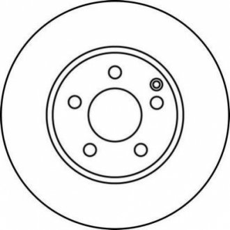 Тормозной диск (передний) MB W211 2003 - 2009 (вентилируемые) (295x28) Jurid 562212JC