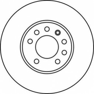 Гальмівний диск передній Opel Signum, Vectra C/ Fiat Croma / Saab 9-3 / Lada Nova / Cadillac BLS Jurid 562216JC (фото 1)