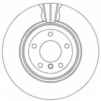 Тормозной диск задний BMW 3 series / X1 Jurid 562334JC