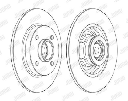 Гальмівний диск Jurid 562373J1