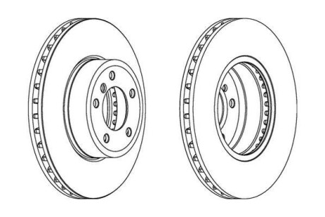 Диск гальмівний Jurid 562397JC