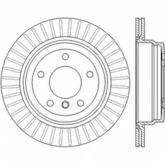 Гальмівний диск BMW 1(E81,E87)/3(E90,E91,E92,E93)/X1 (E84) Jurid 562442JC