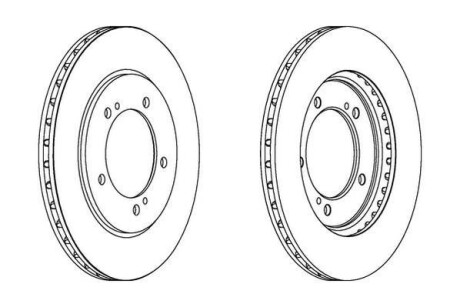 Диск гальмівний Jurid 562445JC