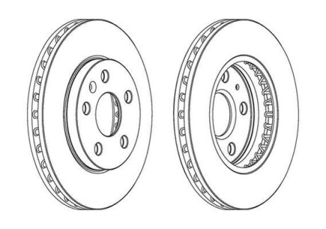 Диск гальмівний Jurid 562460JC