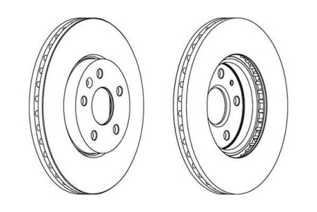 Диск гальмівний Jurid 562462JC