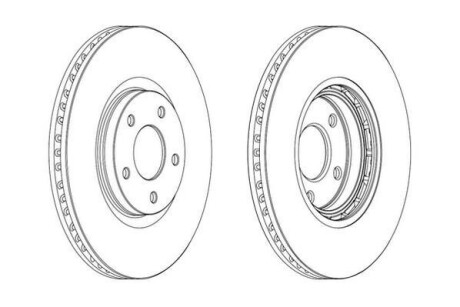 Диск гальмівний Jurid 562465JC