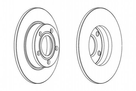 Тормозной диск Jurid 562503JC