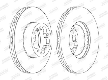 Гальмівний диск Jurid 562540JC-1
