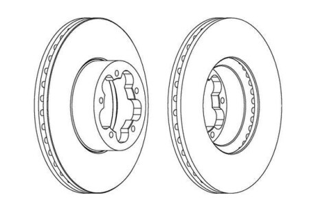 Диск гальмівний Jurid 562541JC
