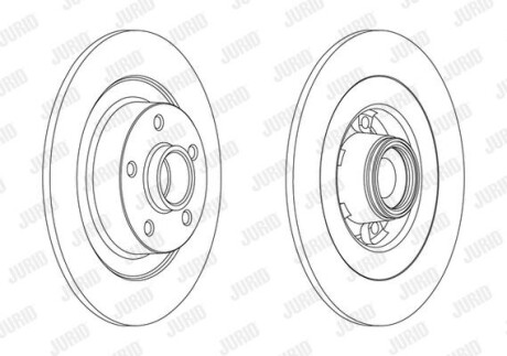 Гальмівний диск Jurid 562608J1