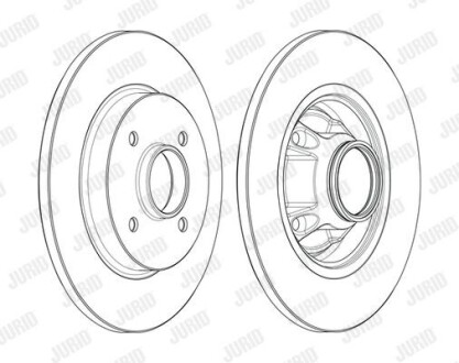 Гальмівний диск Jurid 562611J1