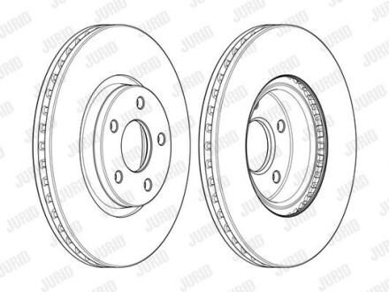 Гальмівний диск Jurid 562624JC1