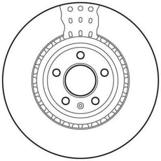 Диск гальмівний Jurid 562661JC