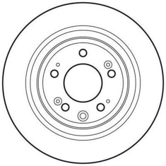 Гальмівний диск задній Honda Accord VIII, IX Jurid 562697JC