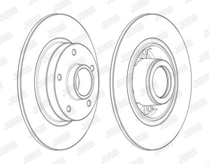 Диск гальмівний Jurid 562731J