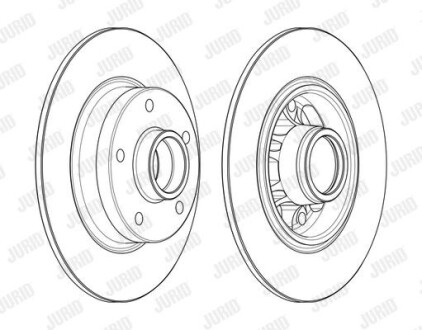 Диск гальмівний Jurid 562732J