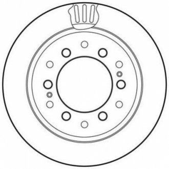 Диск гальмівний LEXUS,TOYOTA Jurid 562738JC