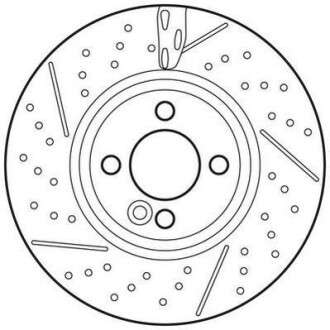 Гальмівний диск передній Mini Cooper S, Clubman, One Jurid 562745JC