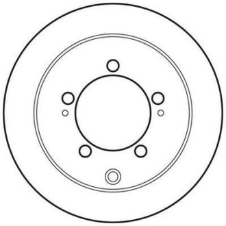 MITSUBISHI Гальмівний диск задн.Airtrek,Lancer VII,Outlander 03- Jurid 562781JC