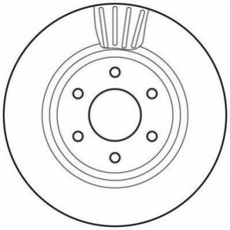 Гальмівний диск Jurid 562813JC (фото 1)