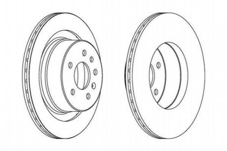 Гальмівний диск Jurid 562909JC