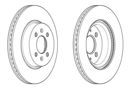 Диск гальмівний Jurid 562944JC