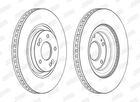 Диск гальмівний Jurid 562987JC