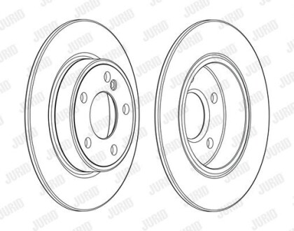 Диск гальмівний Jurid 562995JC
