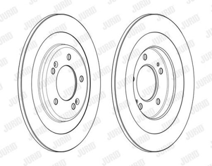 Диск гальмівний Jurid 563001JC