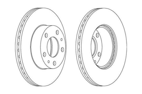 Диск гальмівний Jurid 563018J