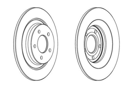 Диск гальмівний Jurid 563038JC
