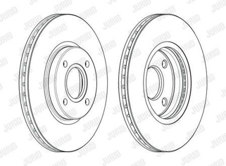 Диск гальмівний Jurid 563115JC