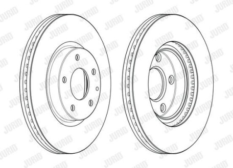 Диск гальмівний Jurid 563117JC
